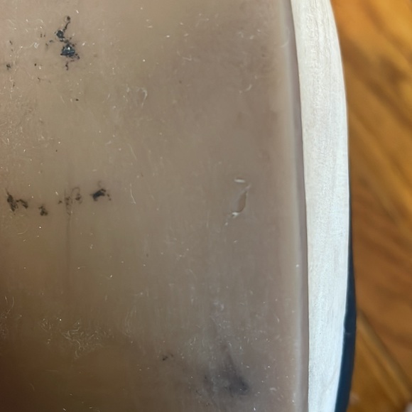 Calvin Klein Collection Black Leather Wooden Wedges size 7 - Picture 8 of 16